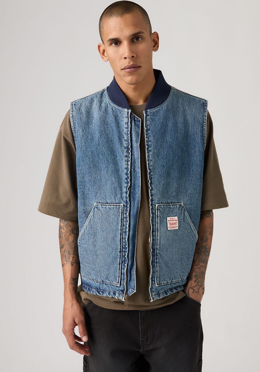 Levi's® Jeansweste SANSOME mit Reißverschluss