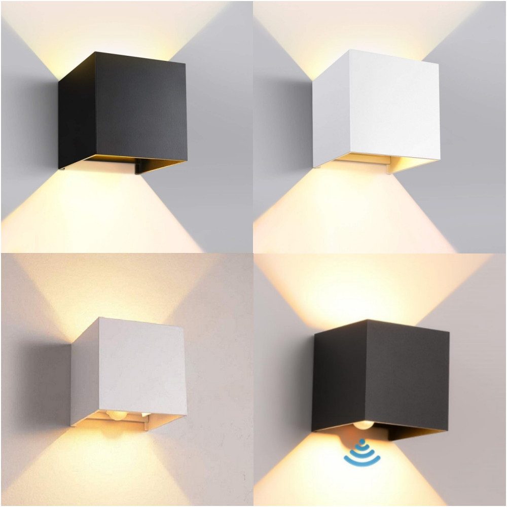 LETGOSPT Wandleuchte 7W LED Wandlampe Cube günstig online kaufen