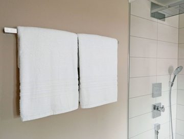ZOLLNER Badetücher, Walkfrottier (2-St), 100 x 150 cm, 100% Baumwolle, mit Bordürenstreifen