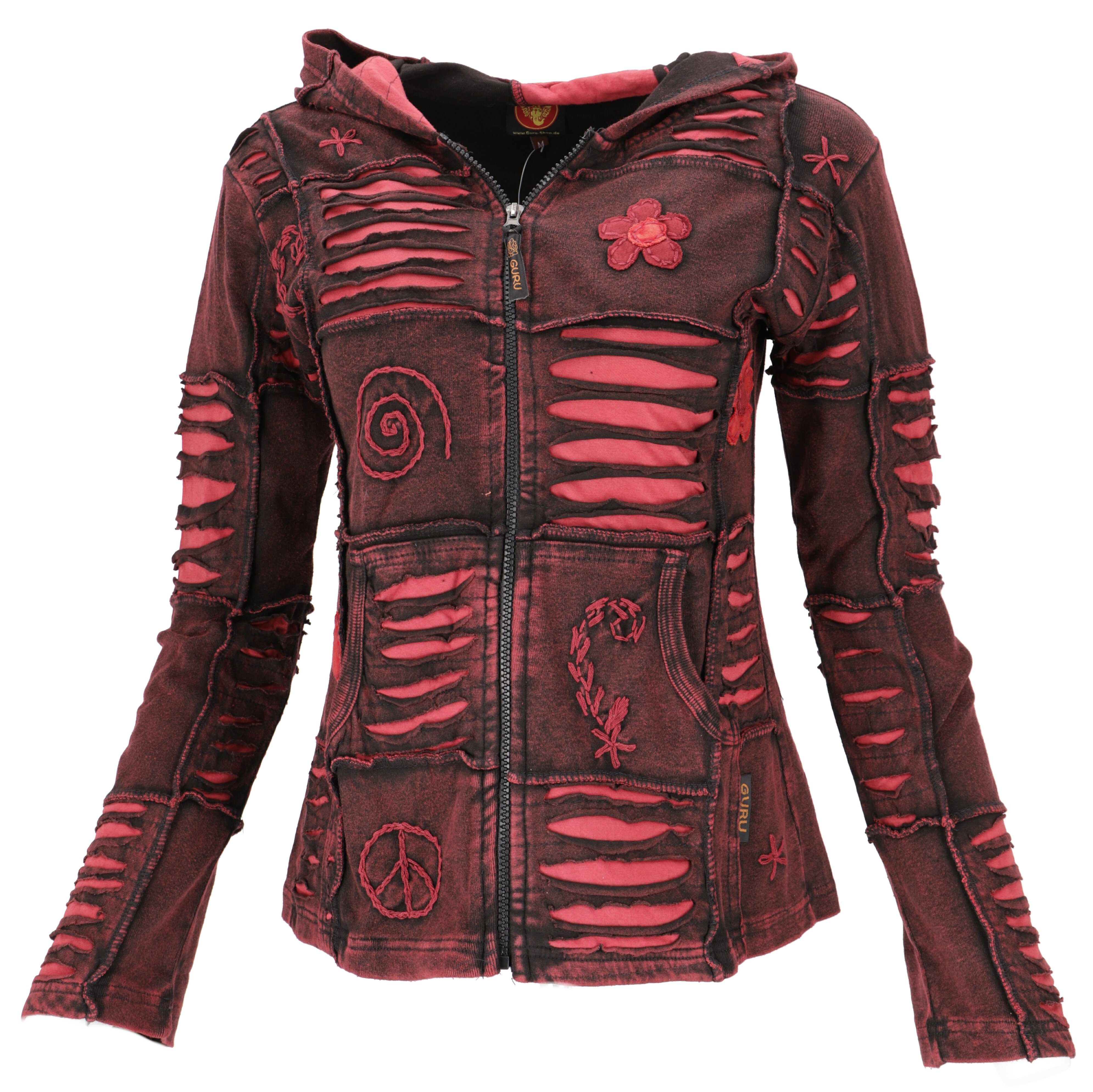 Guru-Shop Langjacke Goa Patchwork Jacke, Boho günstig online kaufen