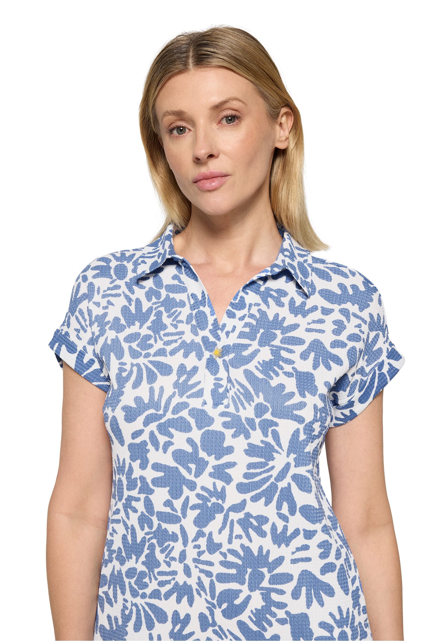 Cartoon Druckkleid Damen mit überschnittenen Ärmeln
