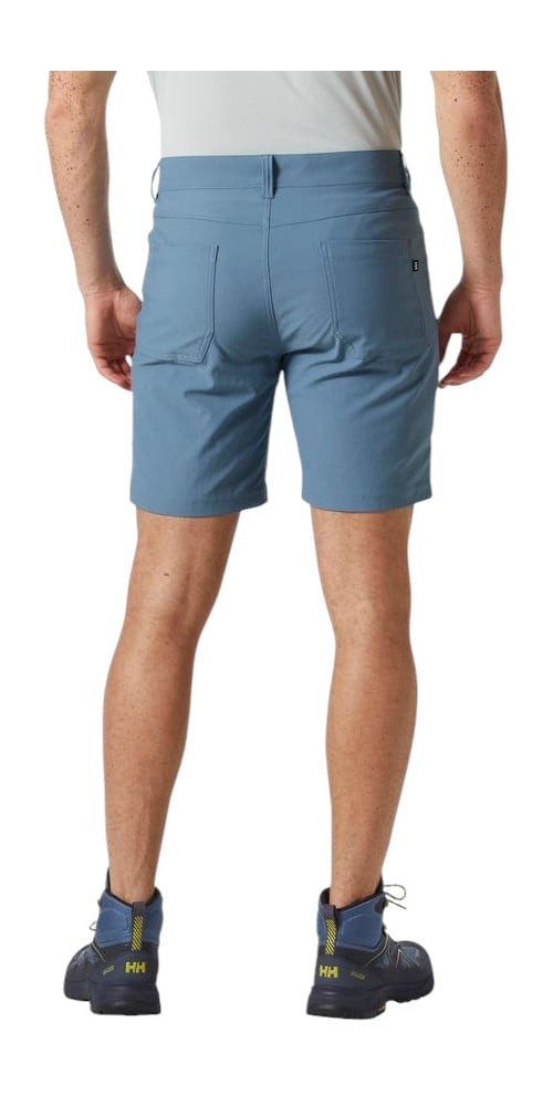 Helly Hansen Trekkinghose Wanderhose Holmen 5 Pocket Short (UV-Schutz) kurz blau Herren