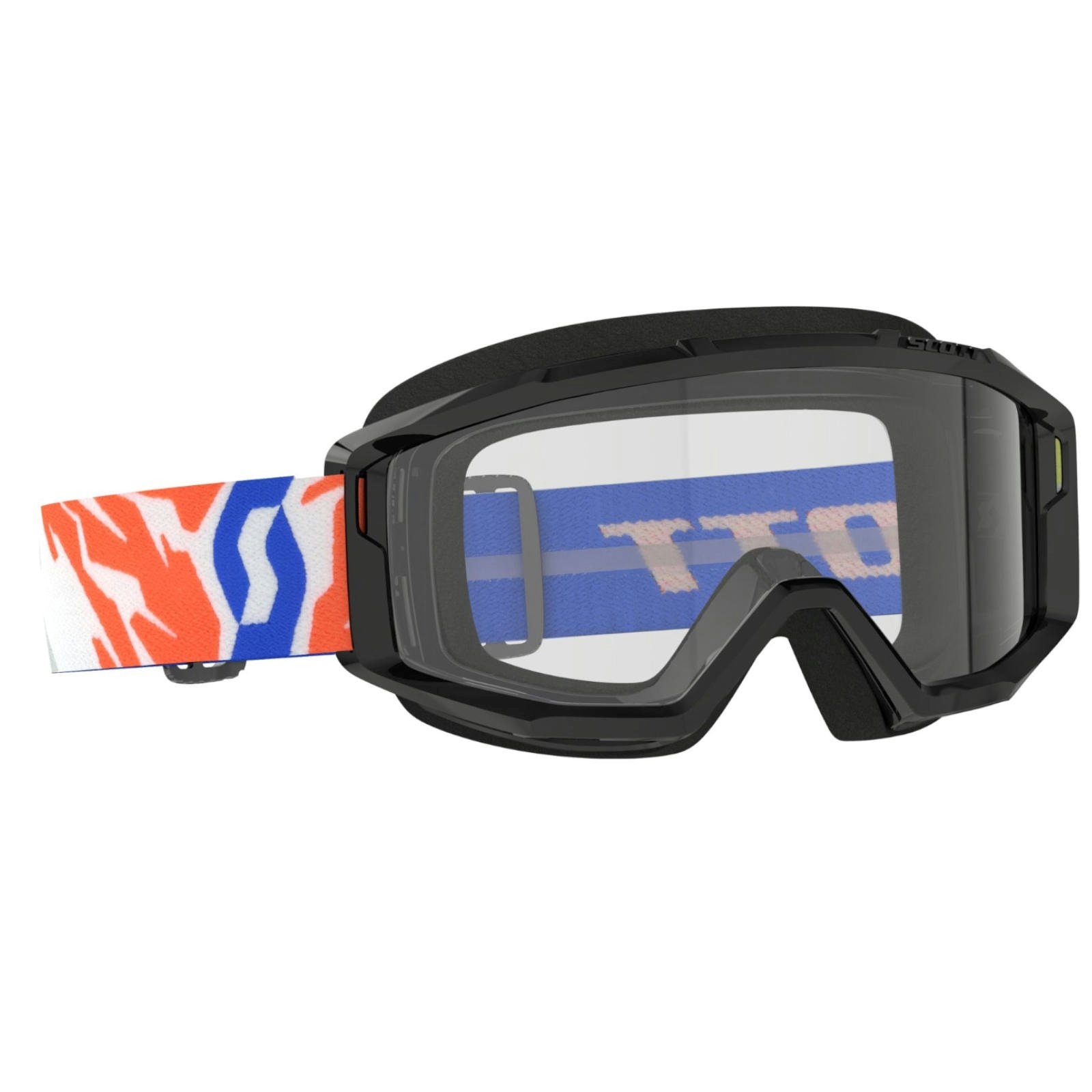 Kinder Motorradbrille Motocross – Mit Blau-violettem Glas, UV-Schutz, Verstellbar, Helmkompatibel, Für Outdoor