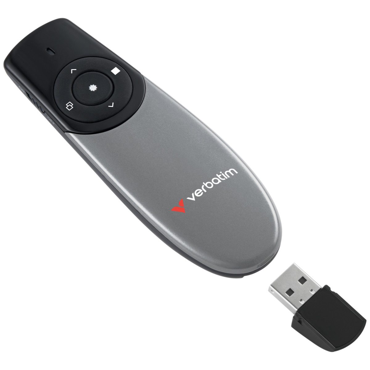 Verbatim Kabelloser Presenter mit rotem Laserpointer, USB-C Presenter