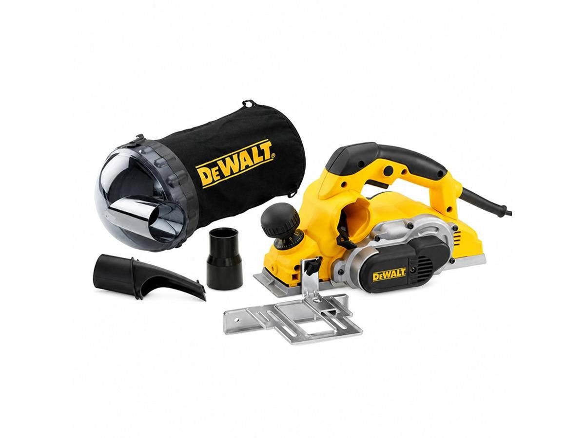 DeWalt Elektrohobel 4mm 1050 Watt im Koffer, 1050 in W, Hobelbreite: 82 in mm, (Set), Hobelsohlenlänge: 320 mm, Messerwellendurchmesser: 64 mm