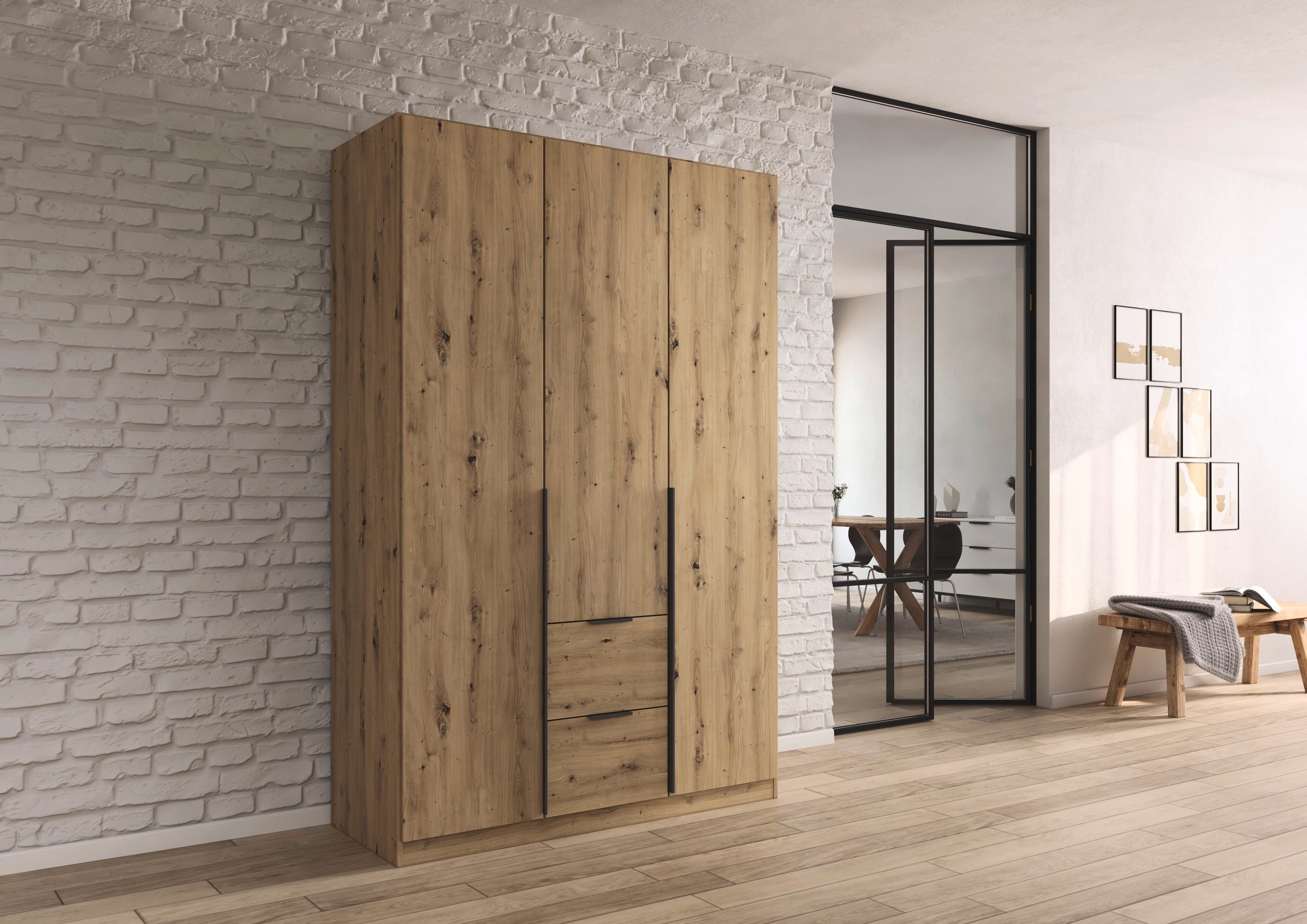 rauch Drehtürenschrank Kleiderschrank Schrank Garderobe AGORDO günstig online kaufen