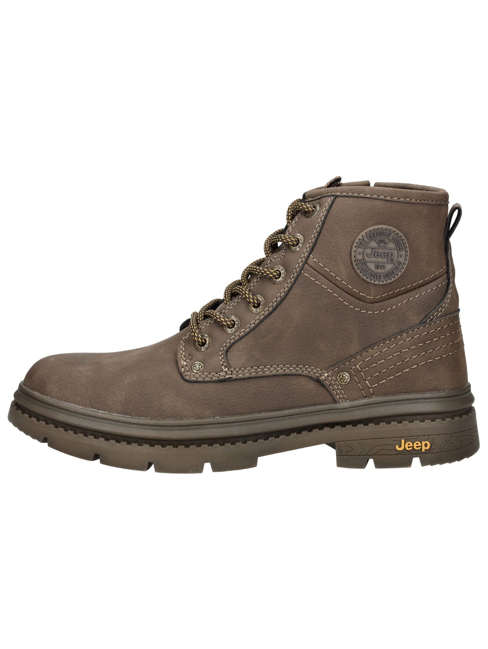 Jeep Jeep Stiefelette Leder/Textil Schnürstiefelette günstig online kaufen