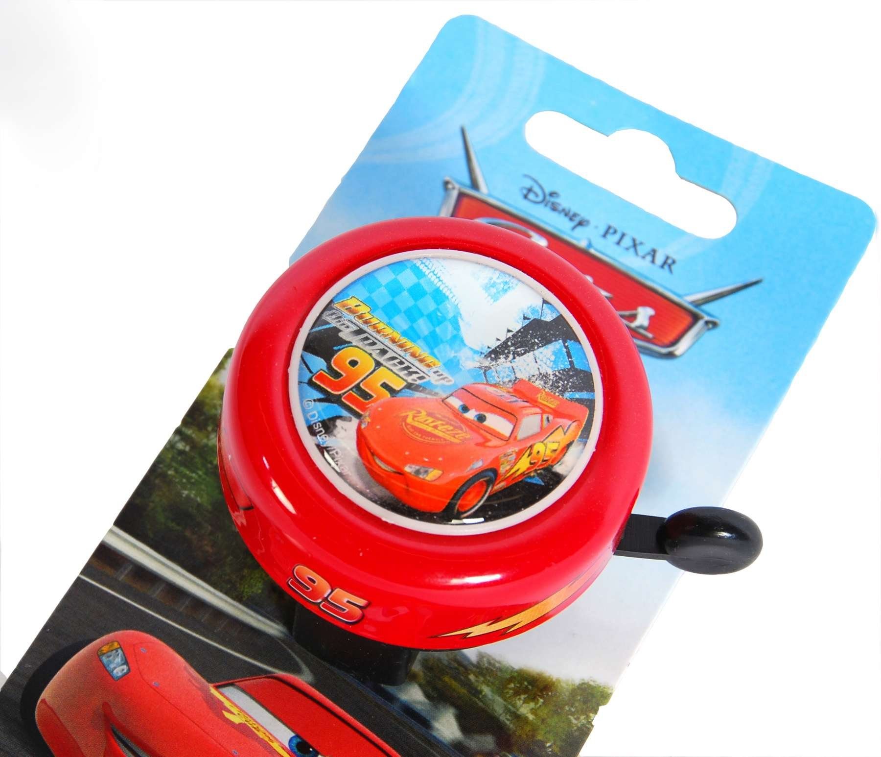 TPFSports Fahrradklingel Disney Cars Fahrradklingel, (Kinder Fahrrad Klingel ab 3 Jahren Jungen, Fahrradglocke) Fahrrad Klingel Kinder Disney Cars