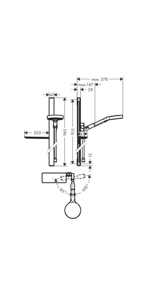 Thumbnail - hansgrohe Brausegarnitur