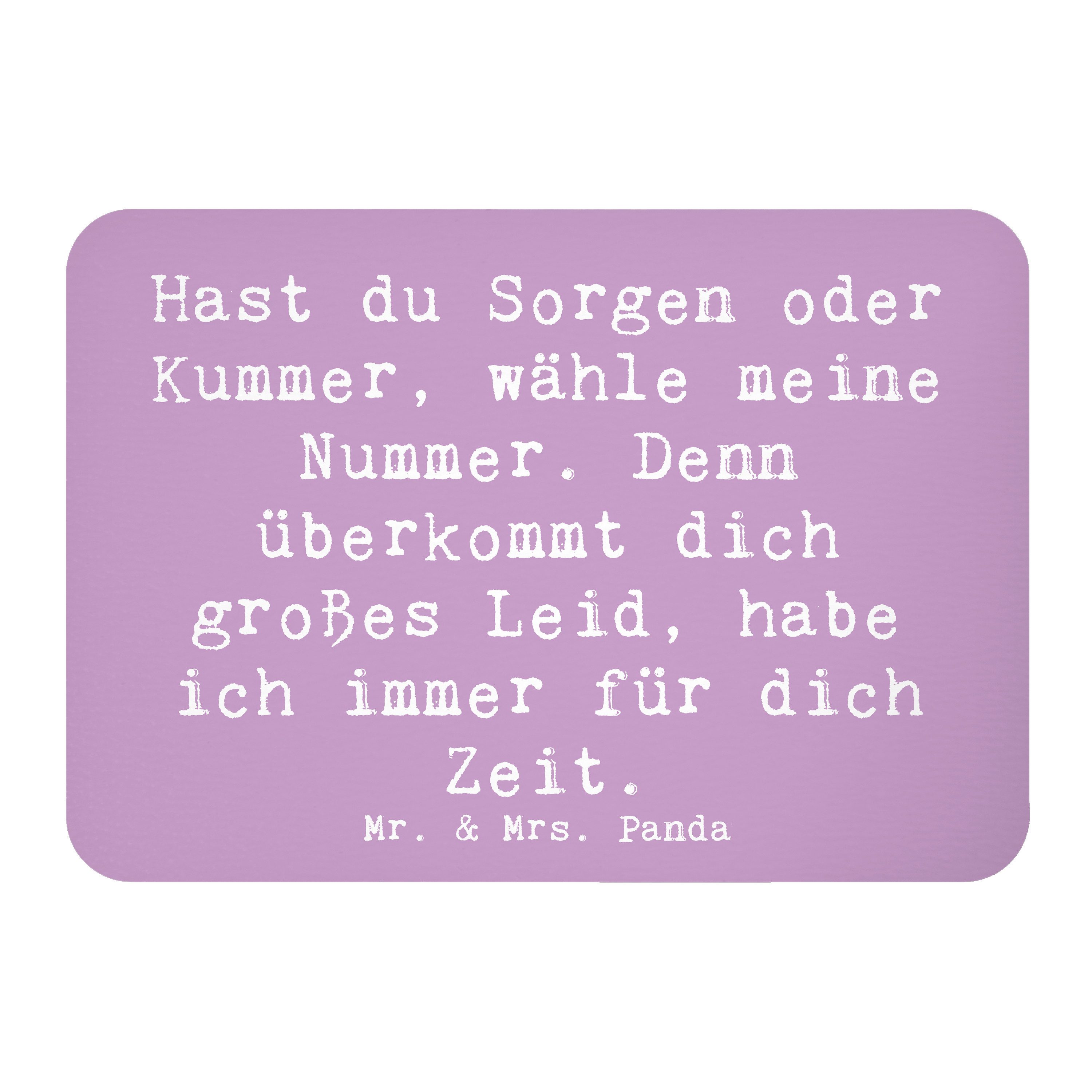 Magnet Spruch Schutz Rufnummer - Lavendeltraum - Geschenk, für dich da sein