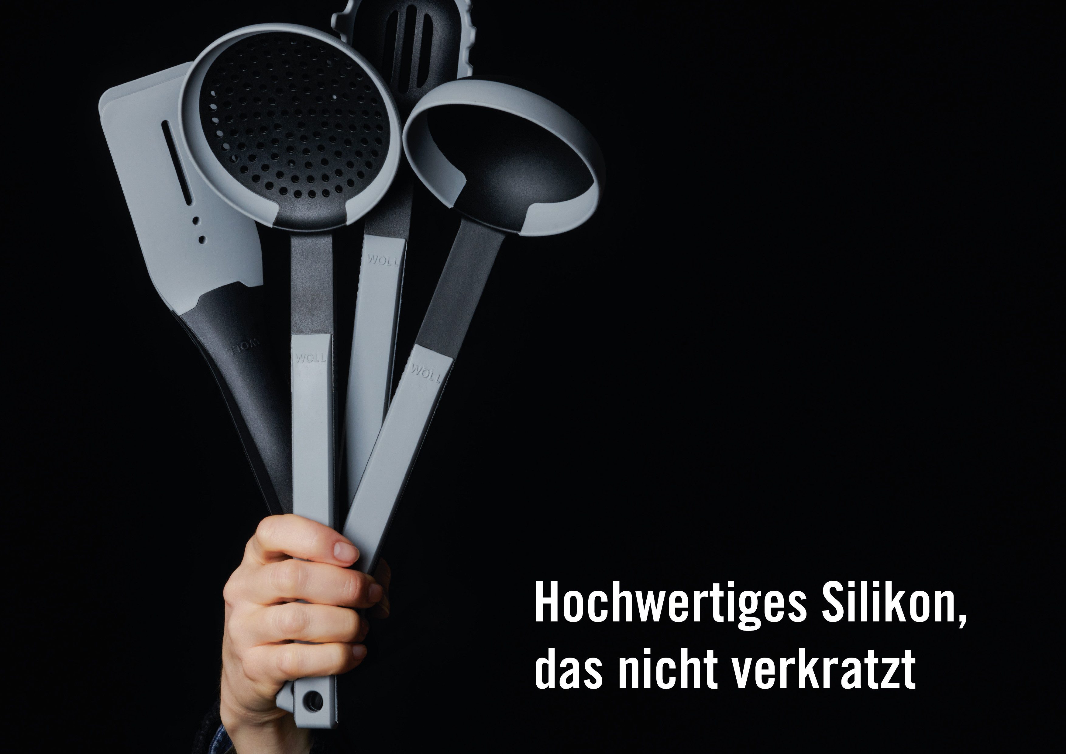 WOLL Kochlöffel Cook it, aus hochwertigem Kunststoff und Silikon