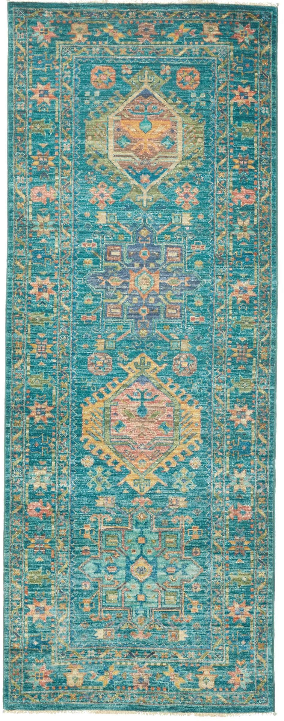 Orientteppich Arijana 79x201 Handgeknüpfter Orientteppich Läufer