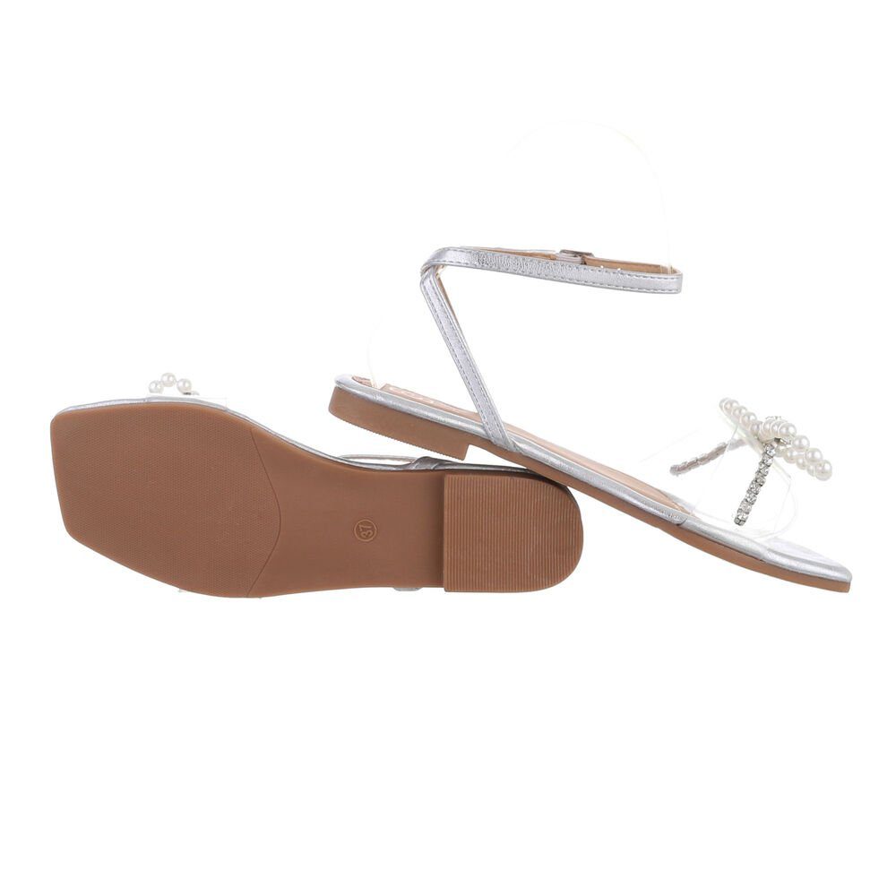 Ital-Design Damen Freizeit Riemchensandalette Blockabsatz Riemchensandalen günstig online kaufen