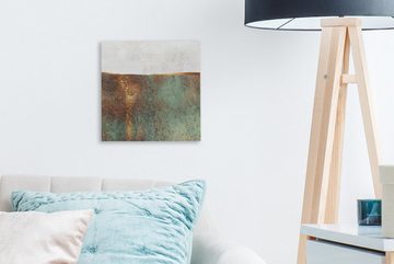 OneMillionCanvasses® Leinwandbild Abstrakt - Luxus - Gold, (1 St), Leinwand Bilder für Wohnzimmer Schlafzimmer