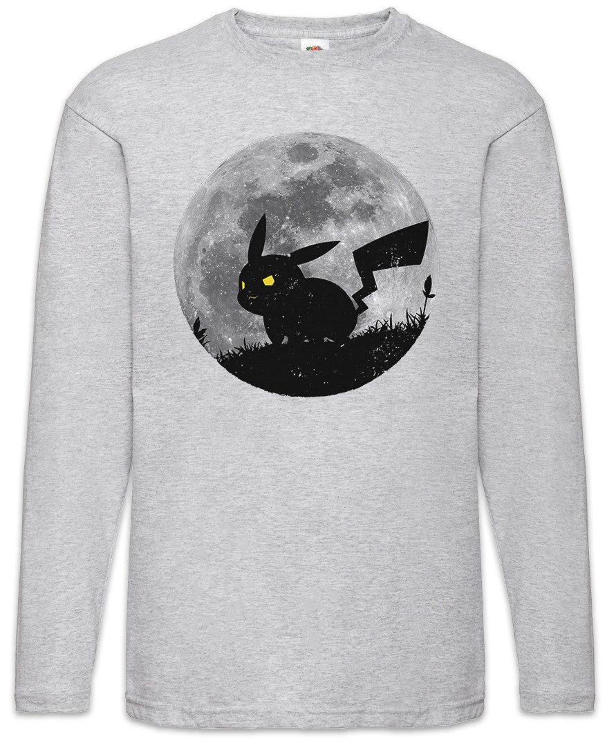 Langarmshirt Poke Moon Langarm T-Shirt Mond Ball Anime Go Trainer Evolution XP