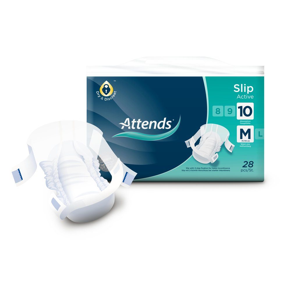 Attends GmbH Inkontinenz-Pants Attends Slip Active 10 Medium (4x28 Stk)