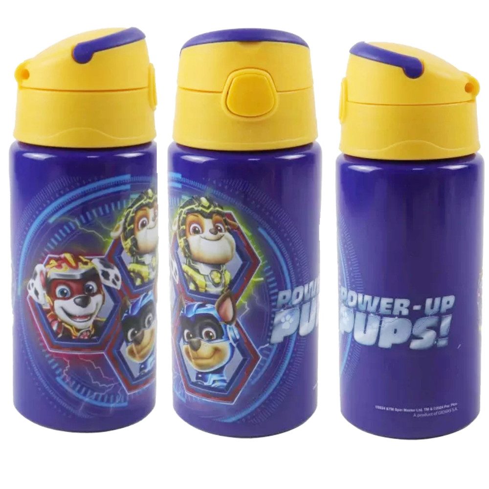 PAW PATROL Trinkflasche Paw Patrol Chase Rubble Marshall Aluminium Wasserflasche 500 ml