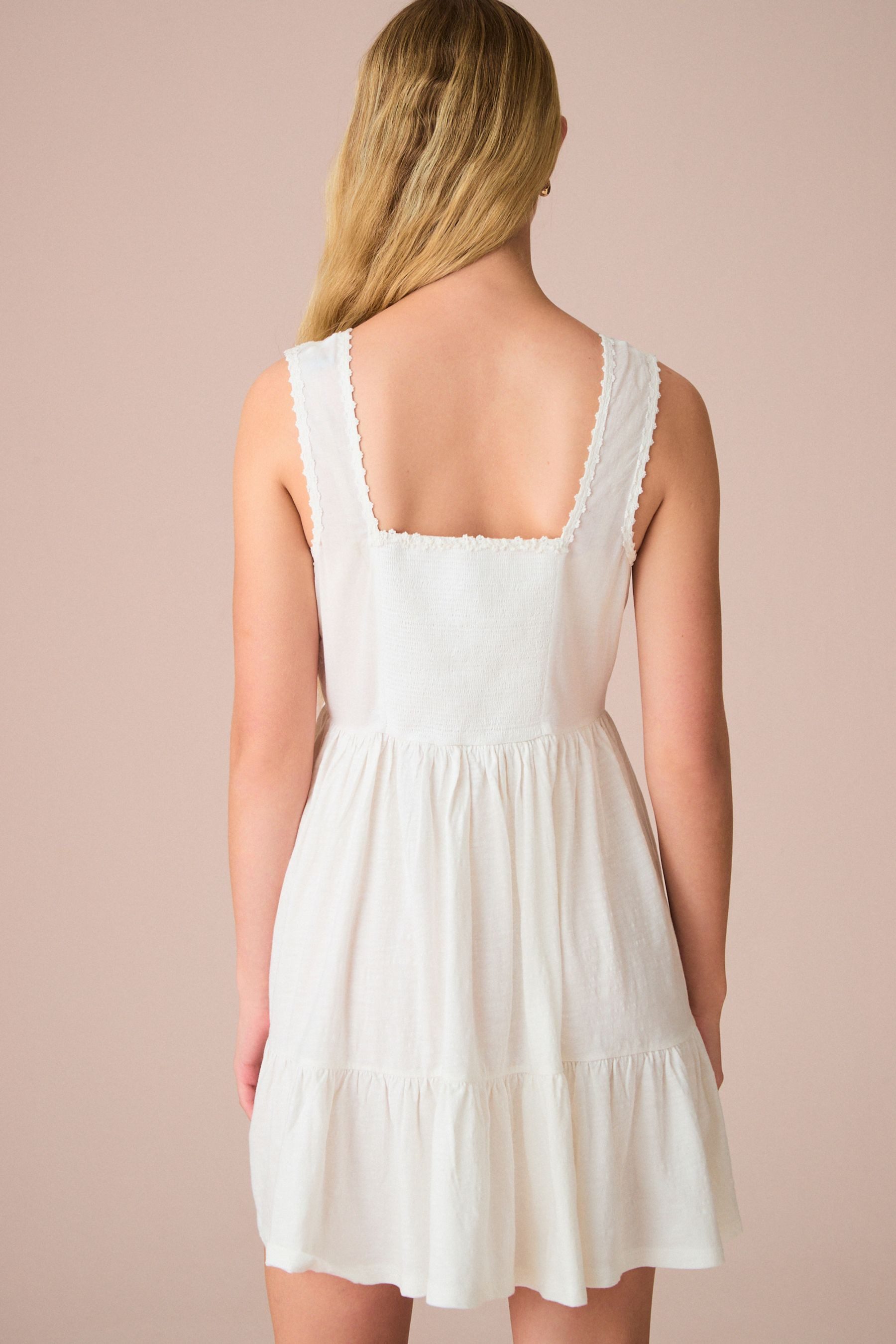 Next Jerseykleid Besticktes Korsettkleid aus 100 % günstig online kaufen