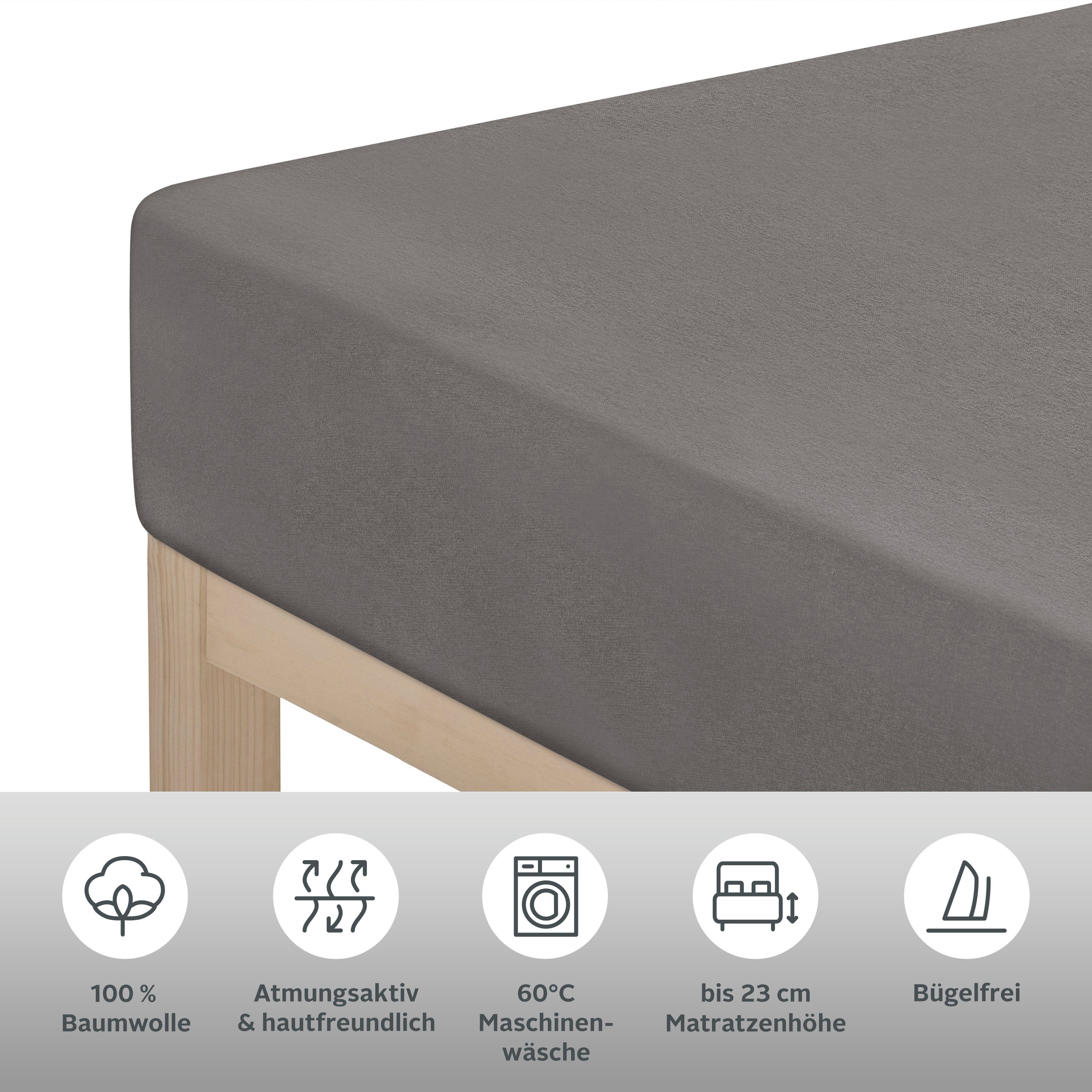 andas Spannbettlaken Greta in Gr. 90x200, günstig online kaufen