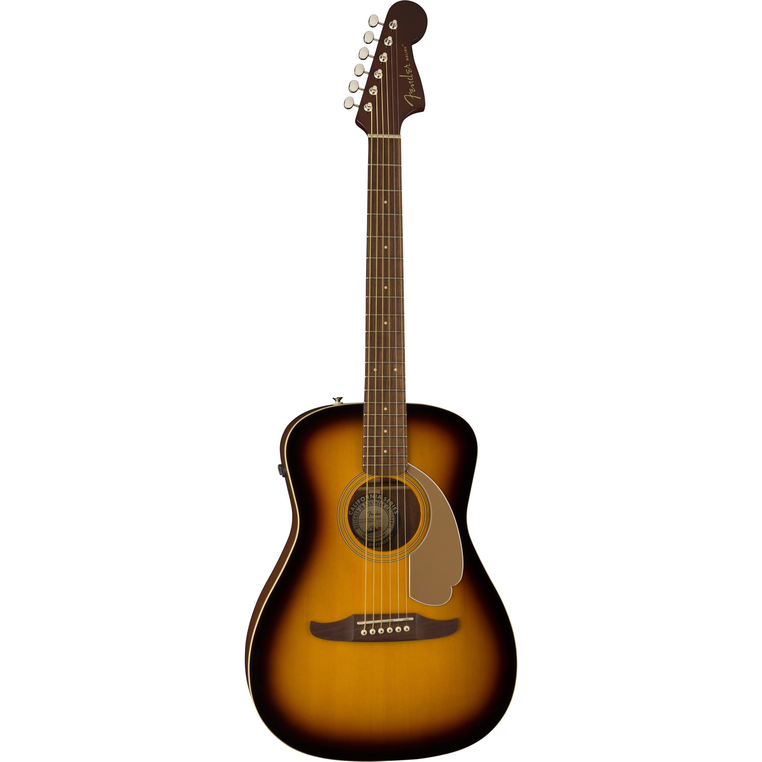 Fender Westerngitarre, Westerngitarren, Mini Gitarren, Malibu Player WN Sunburst - Westerngitarre