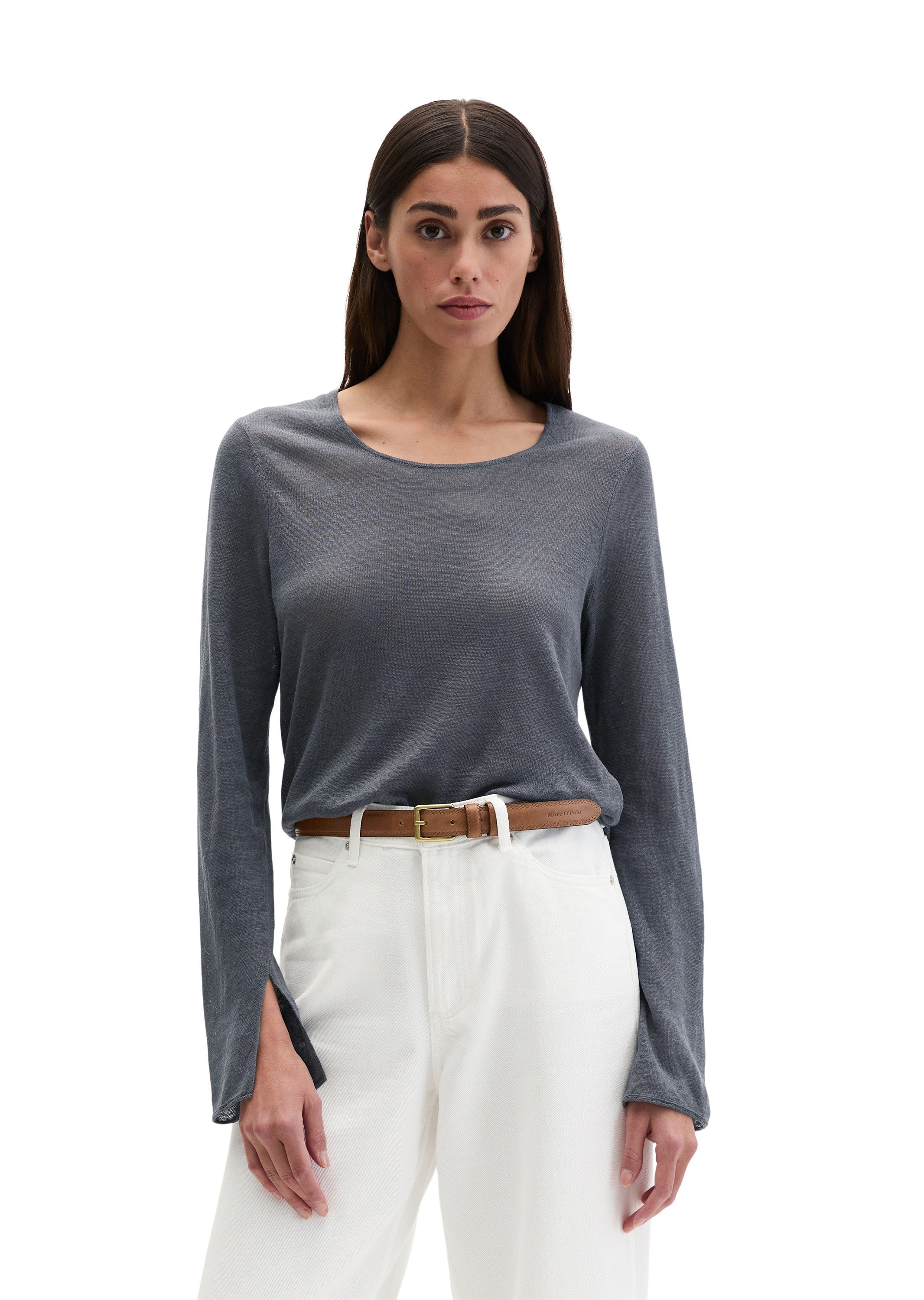Marc O'Polo Strickpullover mit Rundhalsausschnitt