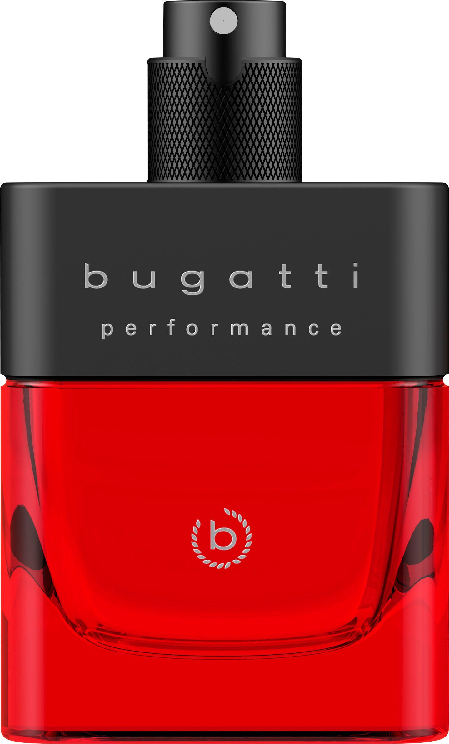 bugatti Eau de Toilette BUGATTI Performance Red Limited Edition EdT 100ml, Anziehender Herrenduft mit Grapefruit, Lavendel und Moschus.