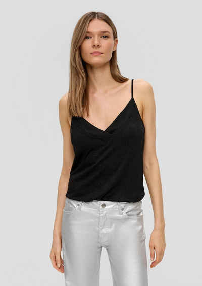 s.Oliver Shirttop Top aus Viskosemix