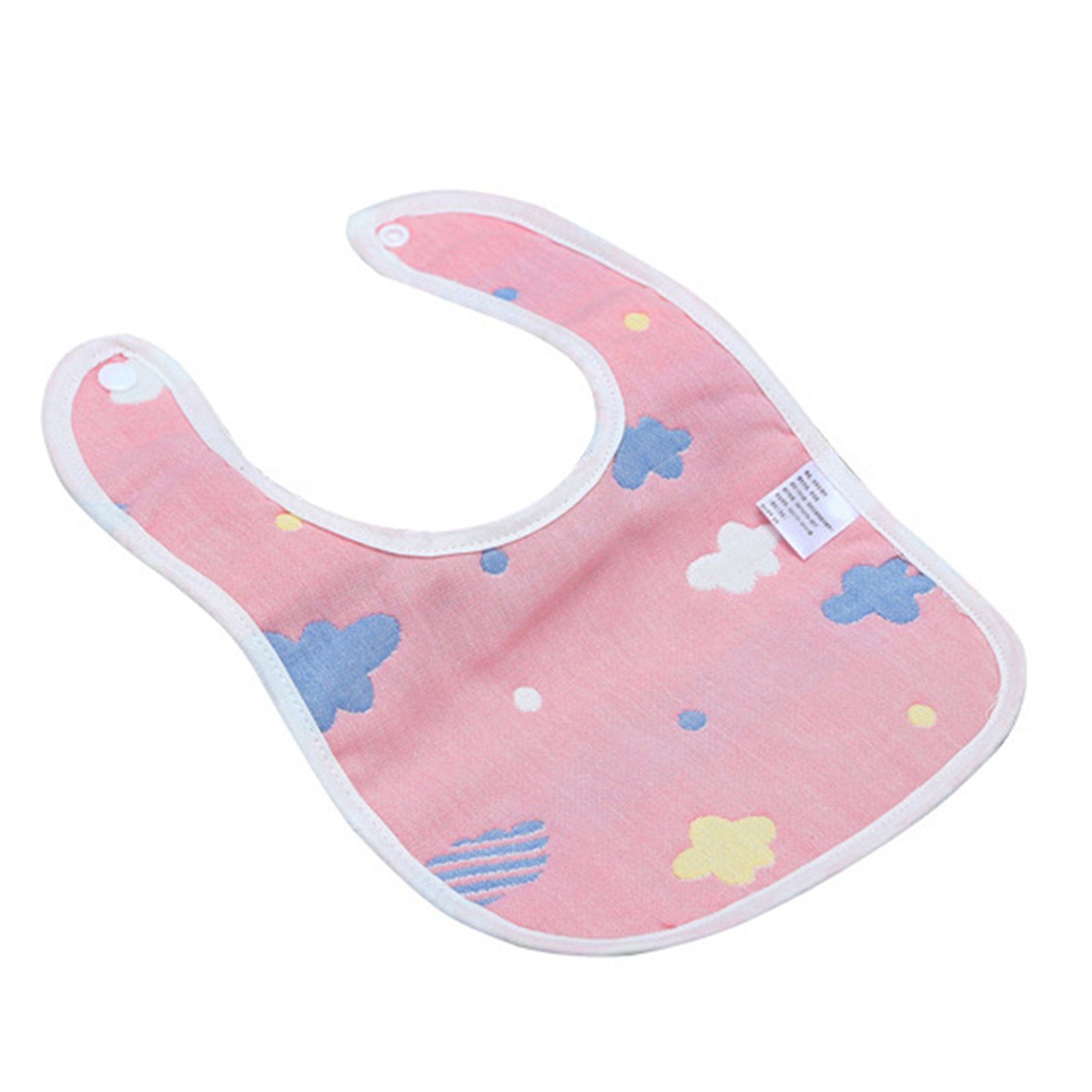 Baby-Fütterungs-Sabber-Lätzchen, Mehrzweck-Baby-Speichel-Handtuch pink Lätzchen Blusmart cloud