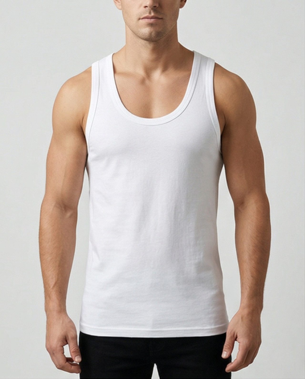 Stahlbogg Achselhemd 4er Pack Unterhemd Achselshirt für Herren (Packung, 4er Pack)