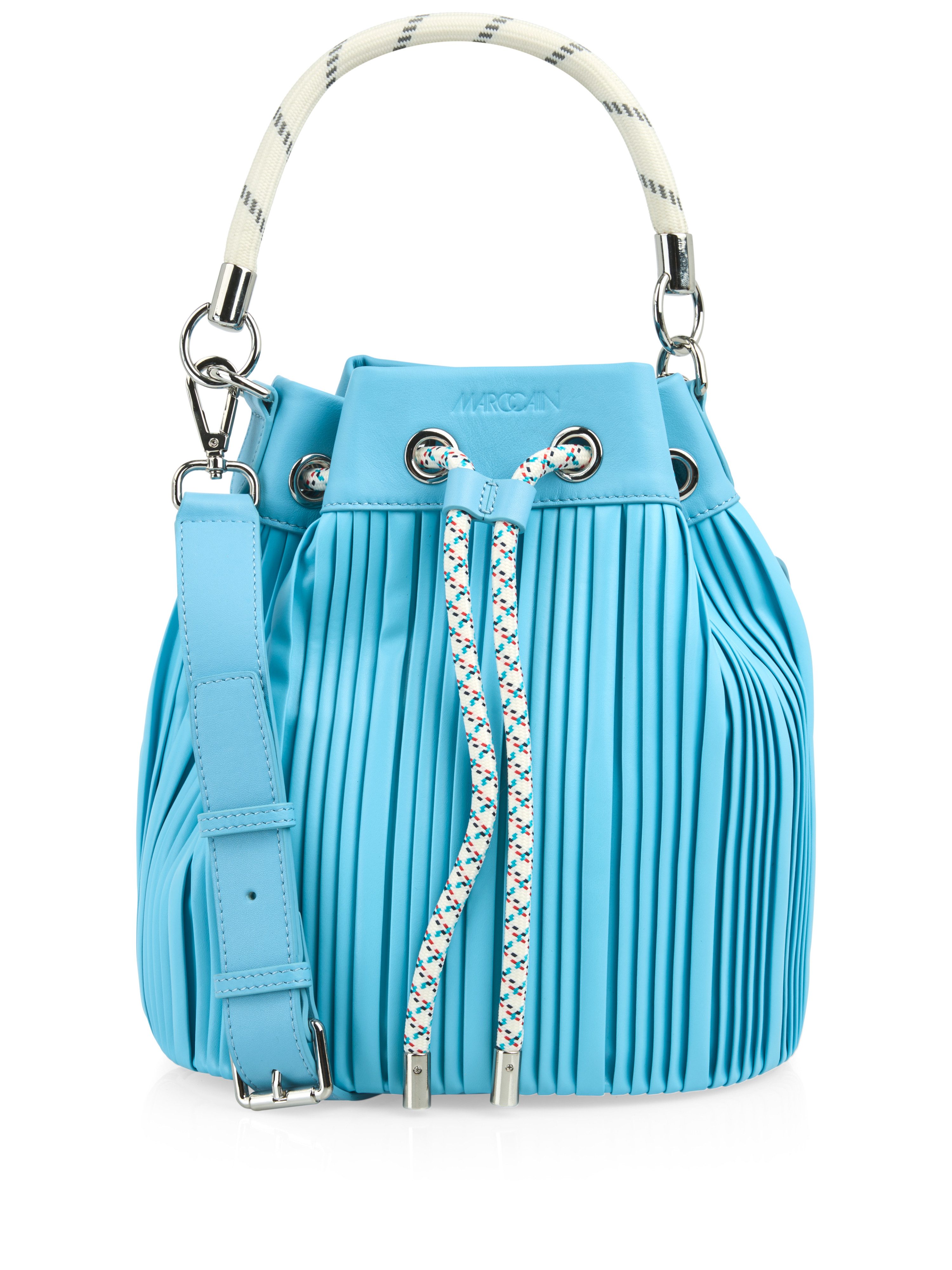 Marc Cain Beuteltasche Sports Salty Breeze, Damen Henkeltasche, Schultertasche Handtasche mit Zugkordel