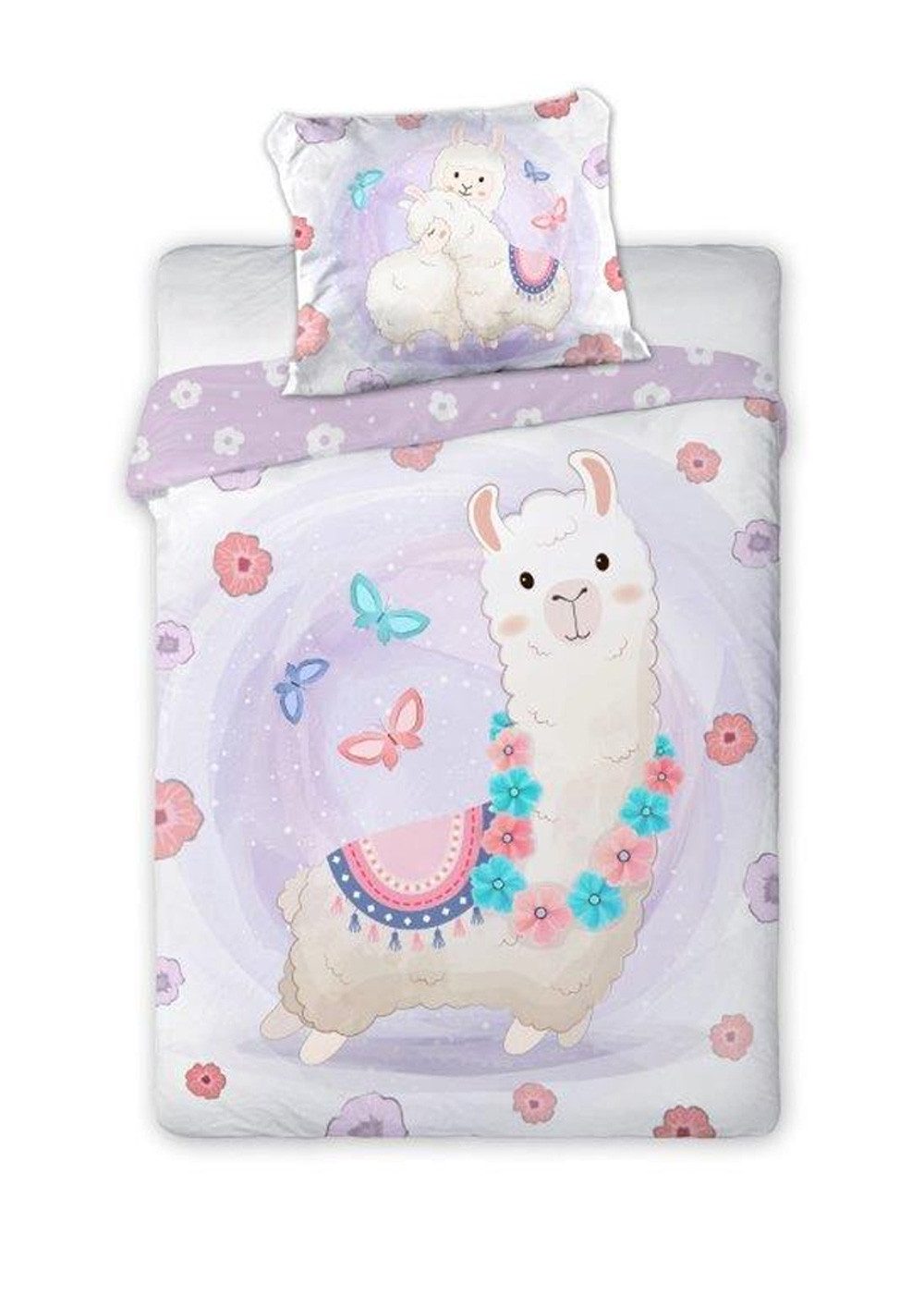 texpot Bettwäsche Kinderbettwäsche Lama bedruckt Garnitur, günstig online kaufen