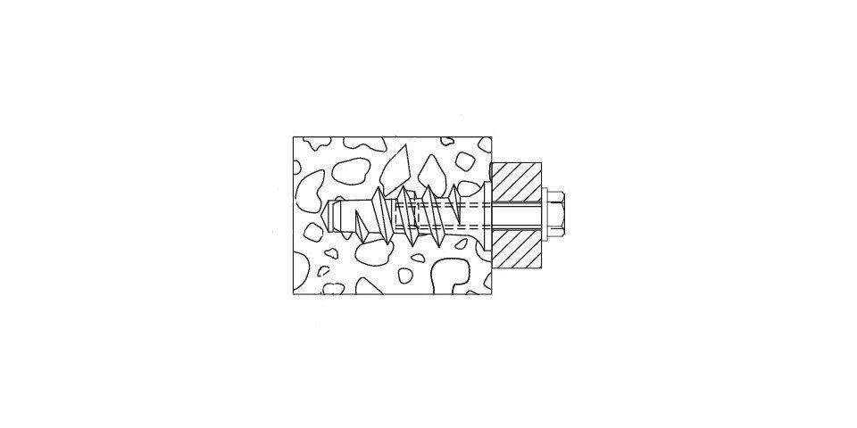 Stück und x 8.0 - Fischer fischer 4 Schrauben- Porenbetondübel 50 Dübel-Set FTP mm
