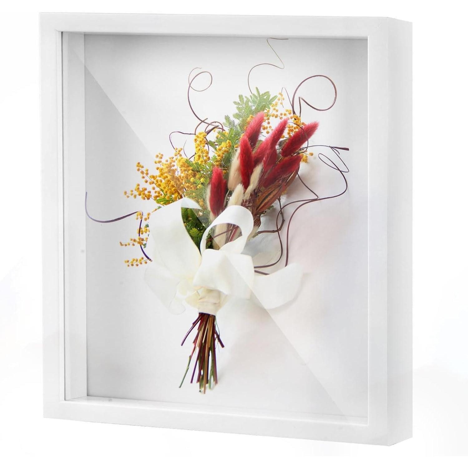 LuxusKollektion Bilderrahmen zum Basteln Bilderrahmen 3D Befüllbar Tiefer Collage Geschenk 20 x 25 cm