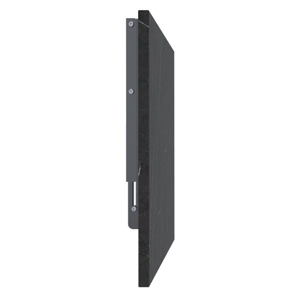 Klapptisch, PVC AKKE Hängetisch 2mm Fosil Wandtisch Black Stein Küchentisch Wandklapptisch Schreibtisch