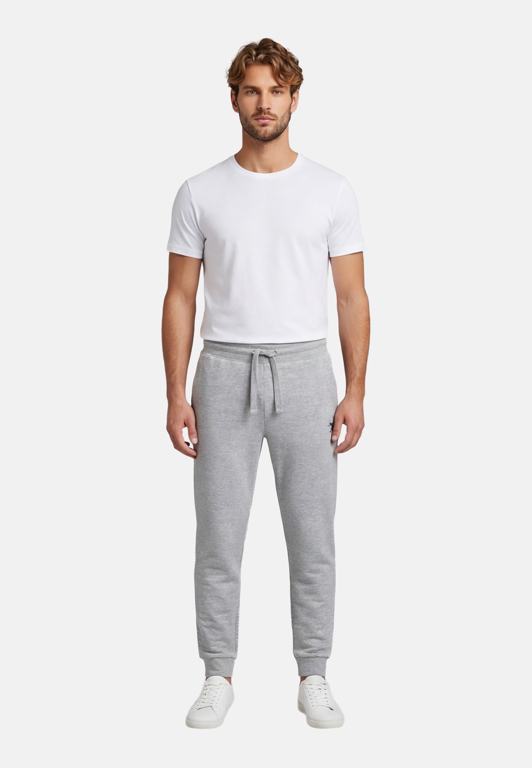 U.S. Polo Assn. Jogginghose USNaate Herren – Sweatpants mit Kordelzug und Bündchen Bequeme Sporthose mit Taschen und elastischem Bund