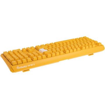 Ducky One 3 Yellow Gaming-Tastatur (MX-Silent-Red, RGB-LED, DE-Layout QWERTZ)