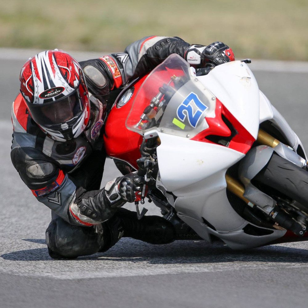 PROANTI Motorradhandschuhe PROANTI Motorradhandschuhe Racing Pro rot