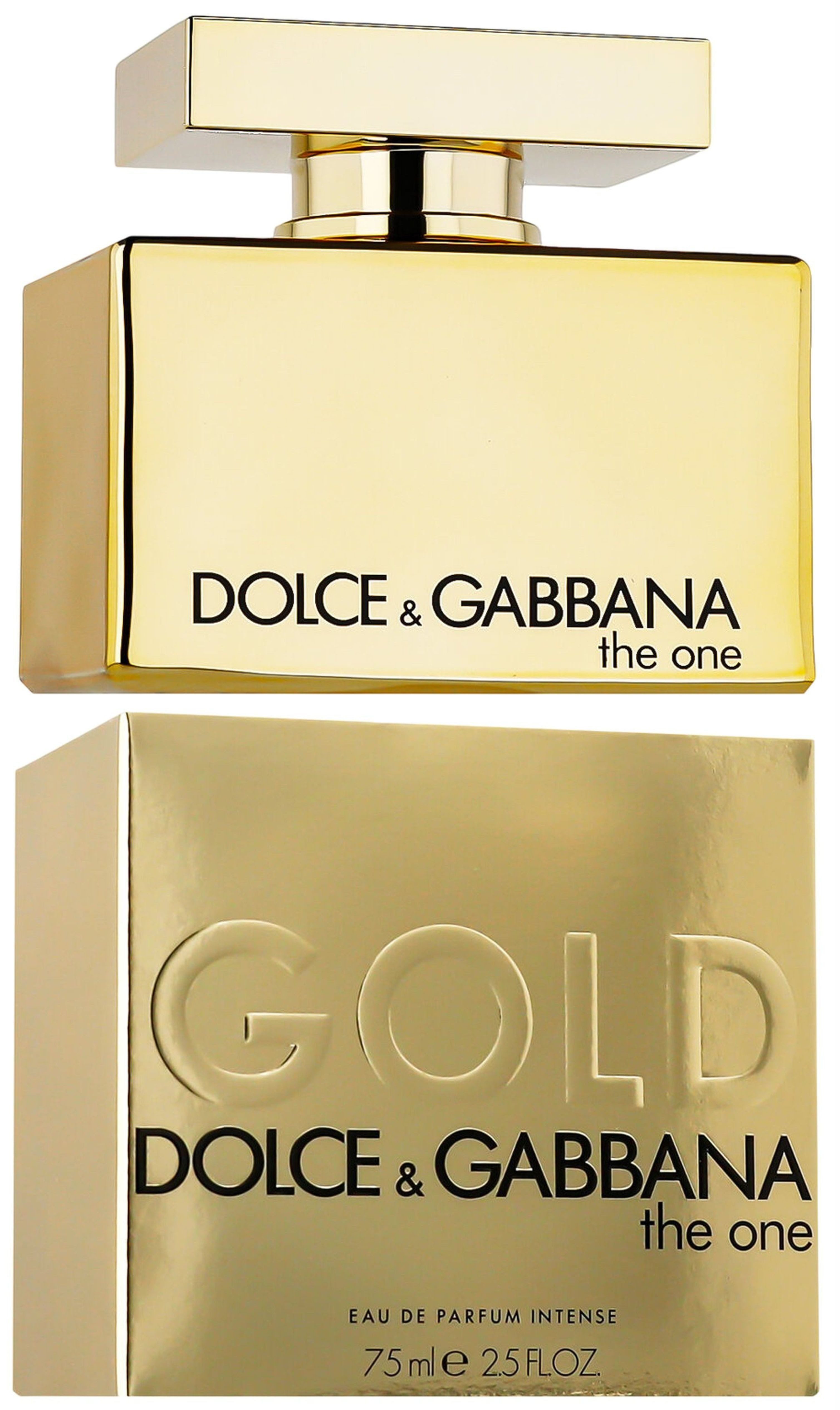 DOLCE & GABBANA Eau de Parfum The One Gold Intense EDP Damen Spray, Fruchtig-blumiger Duft mit Mandarine, Rose und Patchouli