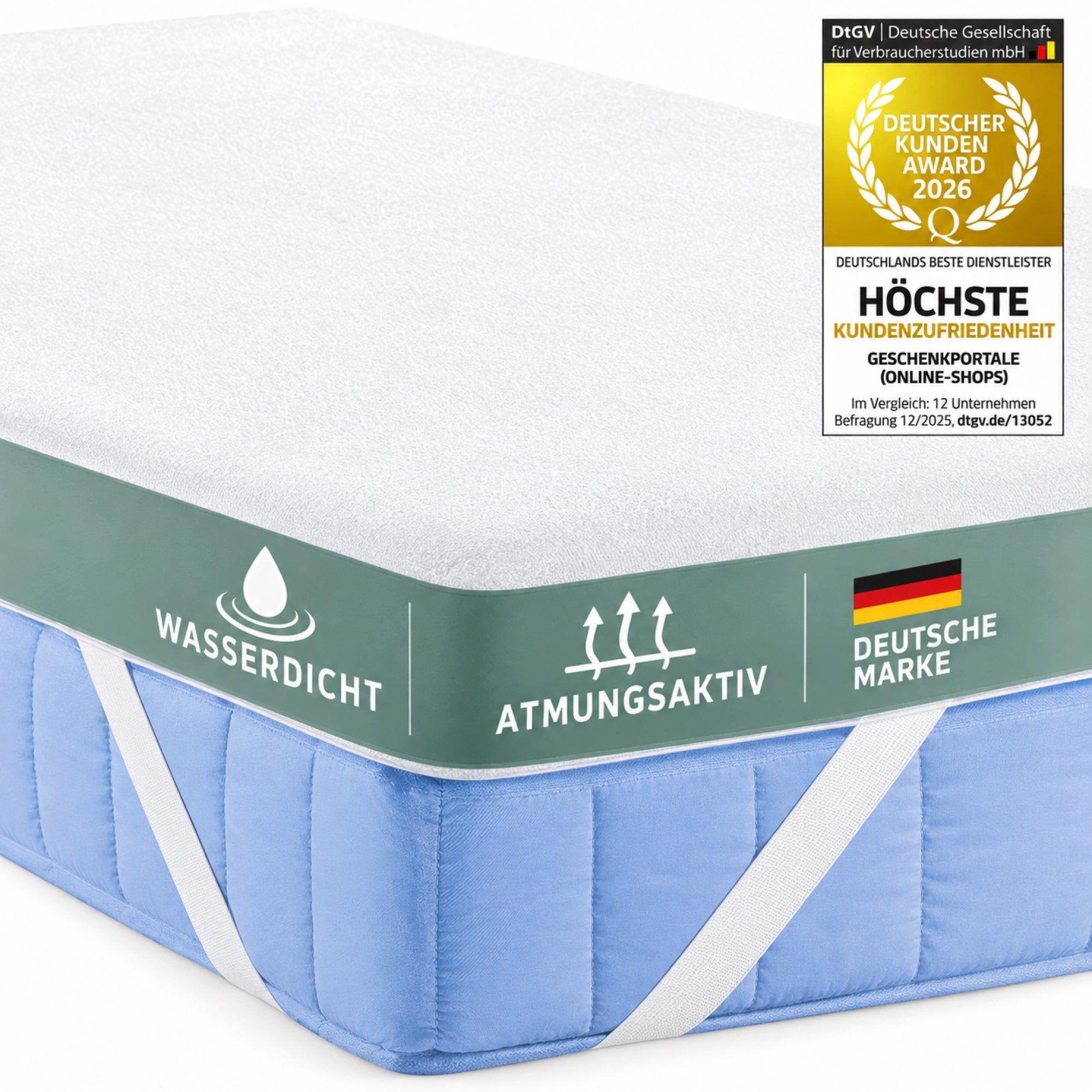 Matratzenschoner Feluna Wasserdichter Matratzenschoner – Bambusauflage für Allergiker Feluna, Betteinlage Matratzenschutz