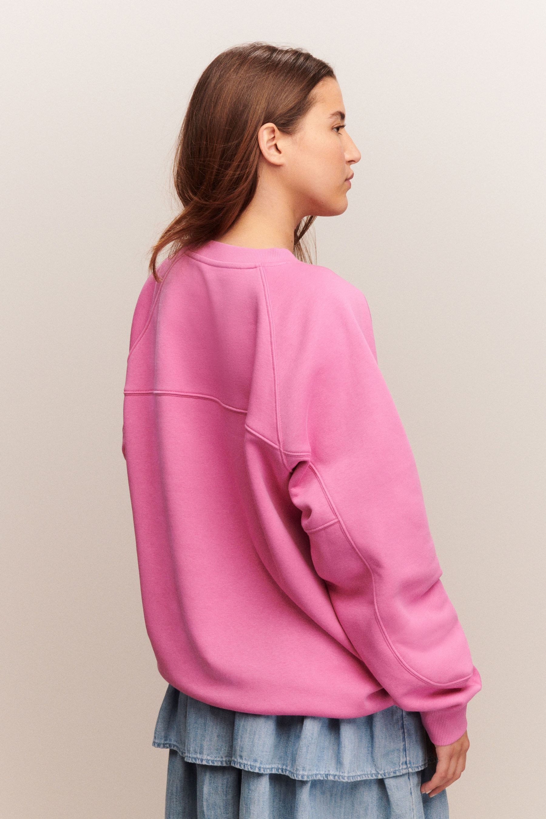 Next Sweater Langes Oversized Relaxed Fit Sweatshirt (1-tlg) günstig online kaufen