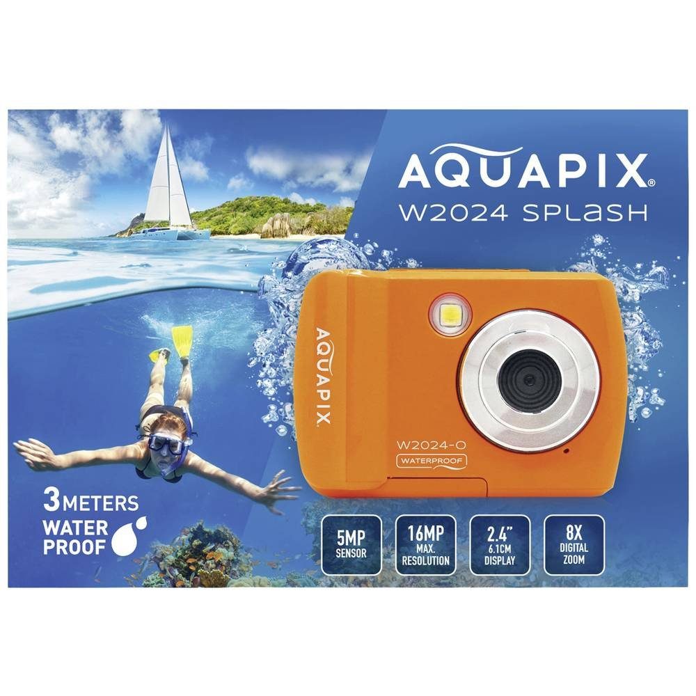 Aquapix Unterwasserkamera W2024 Splash 10067 Kompaktkamera (Wasserdicht)