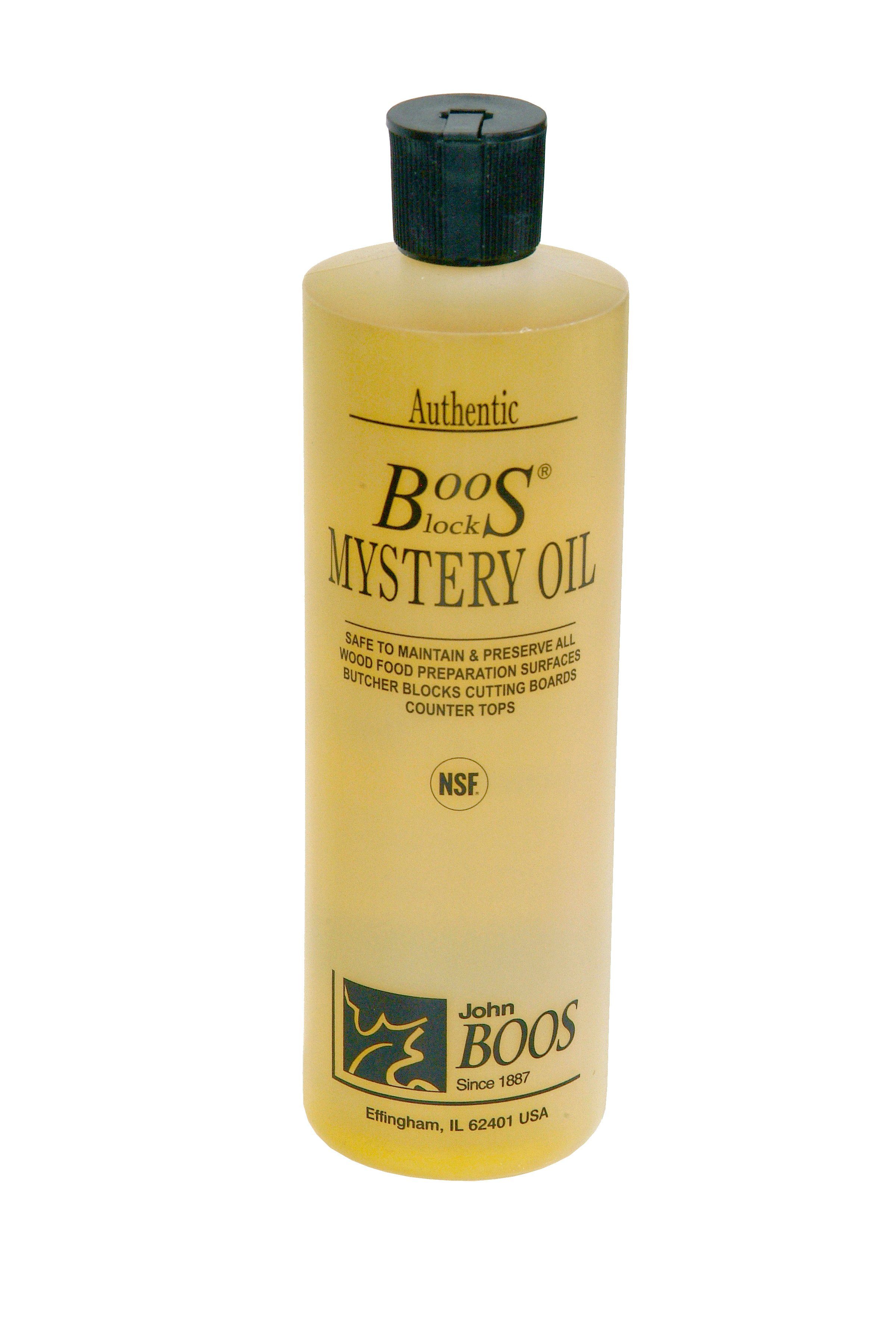 Boos Blocks Schneidebrett Wood Care, Öl, Mystery Oil Pflegeöl für Holzbretter 473 ml