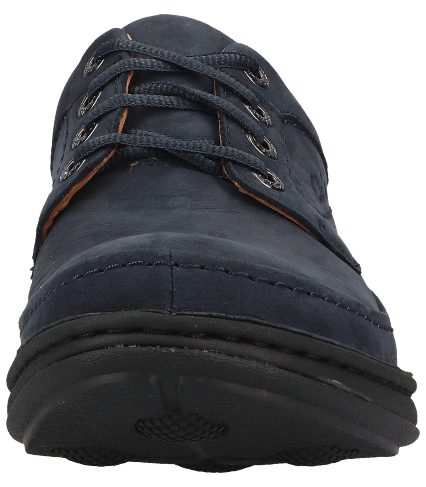 Nubukleder Clarks blau dunkel Sneaker Sneaker