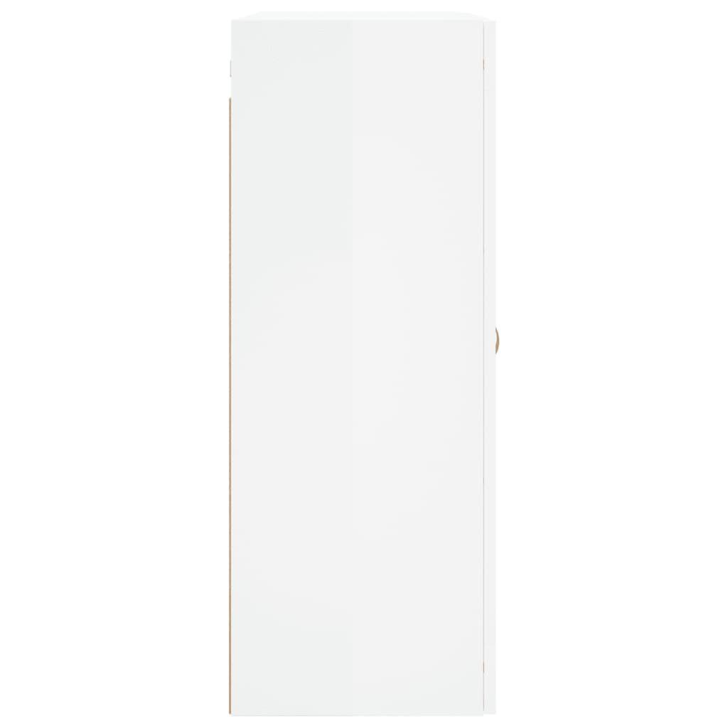 Hochglanz-Weiß St) Sideboard (1 vidaXL Wandschrank cm 69,5x34x90