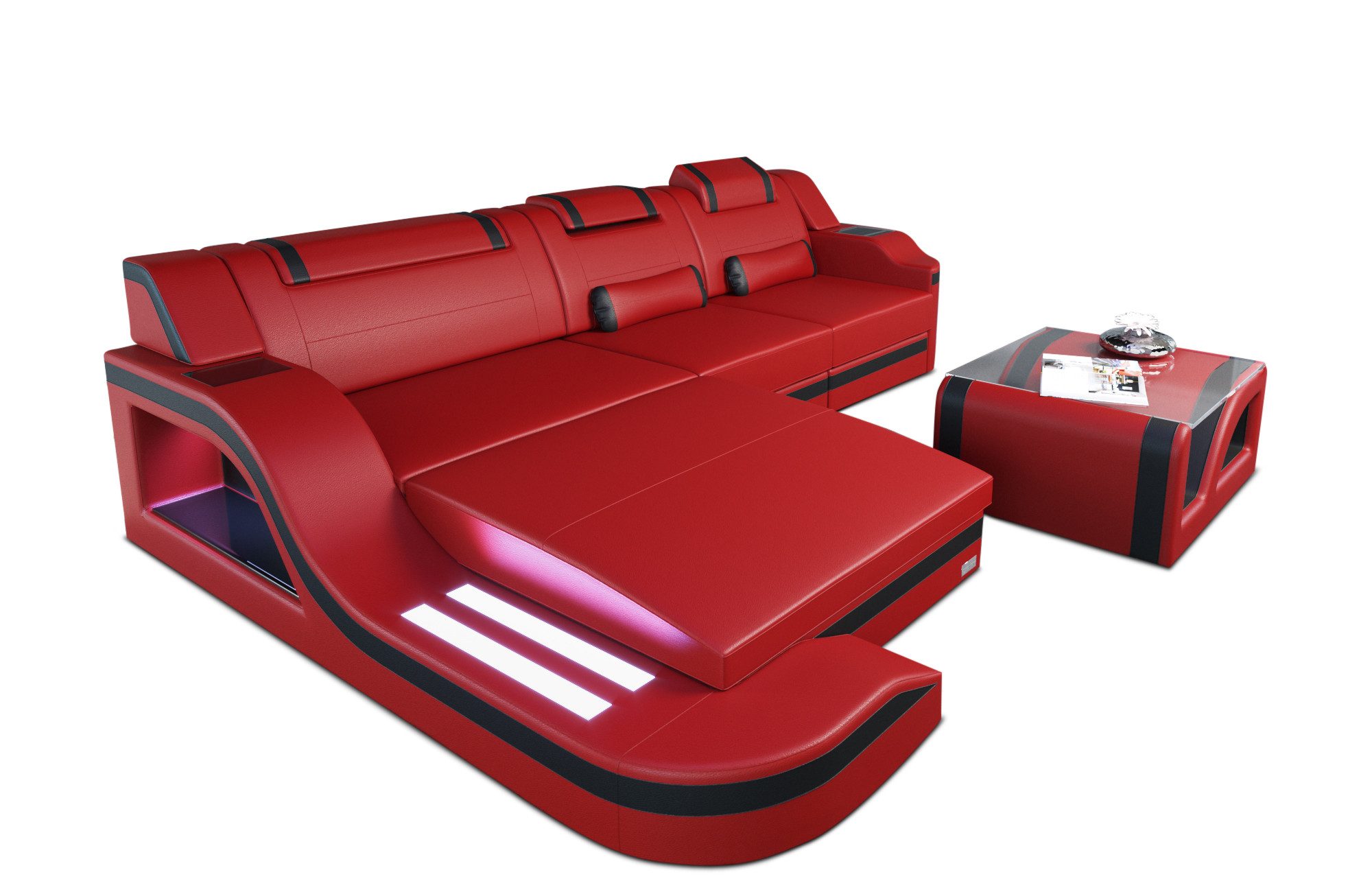 Sofa Dreams Ecksofa Ledersofa Palermo L günstig online kaufen