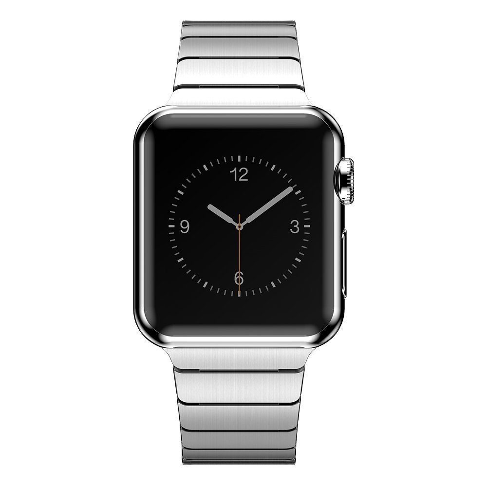 CoverKingz Smartwatch-Armband Armband für Apple Watch 38/40/41mm Edelstahl  Ersatzarmband Metall, Gliederarmband Faltschließe Apple Watch Serie  8/7/6/SE/5/4/3/2/1