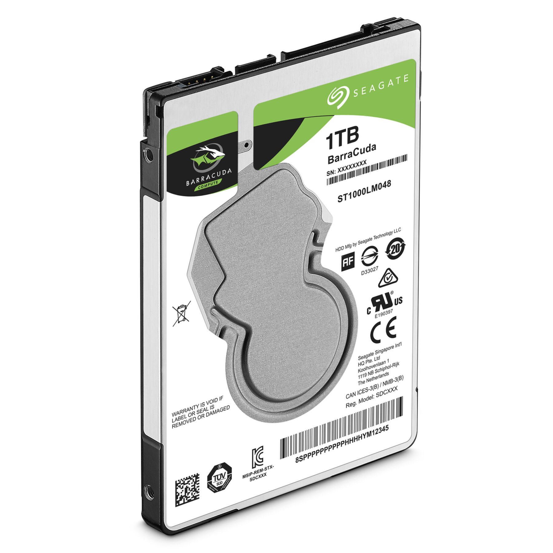Seagate BarraCuda 2.5" HDD-Festplatte (1 TB) 2.5""