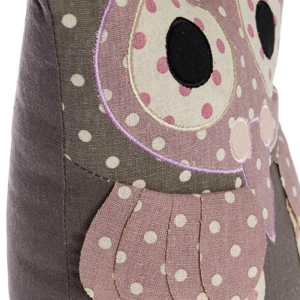 Myflair Möbel & Accessoires Bodentürstopper Türstopper EULE grau rosa violett mit Sandfüllung Doorstop H30cm Türsa