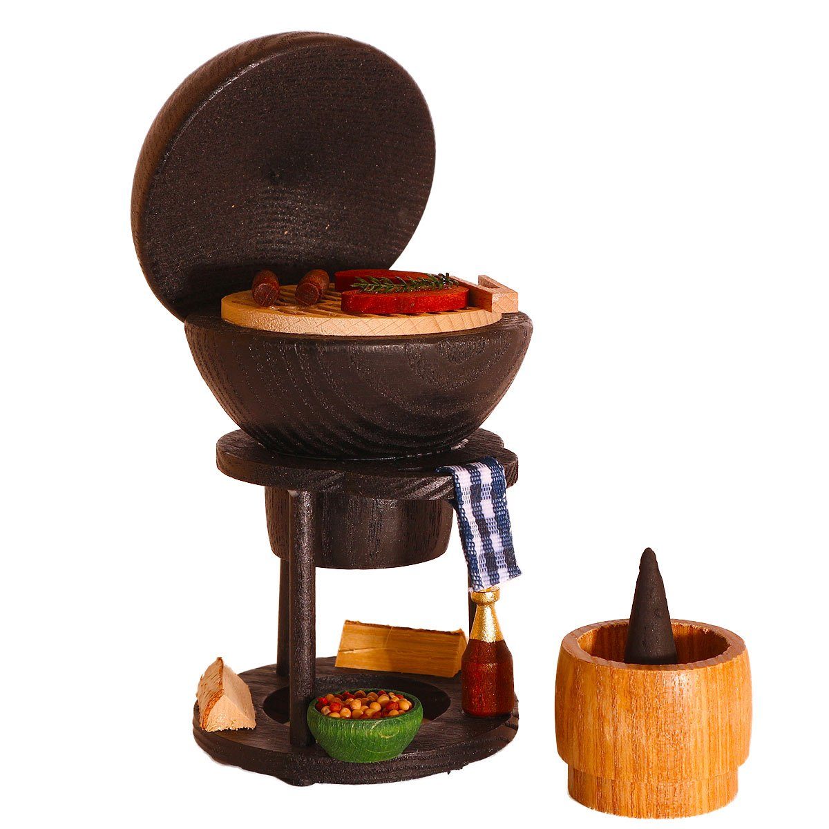 Schenk Holzkunst Räuchermännchen Neumann Räucherfiguren Kugelgrill günstig online kaufen