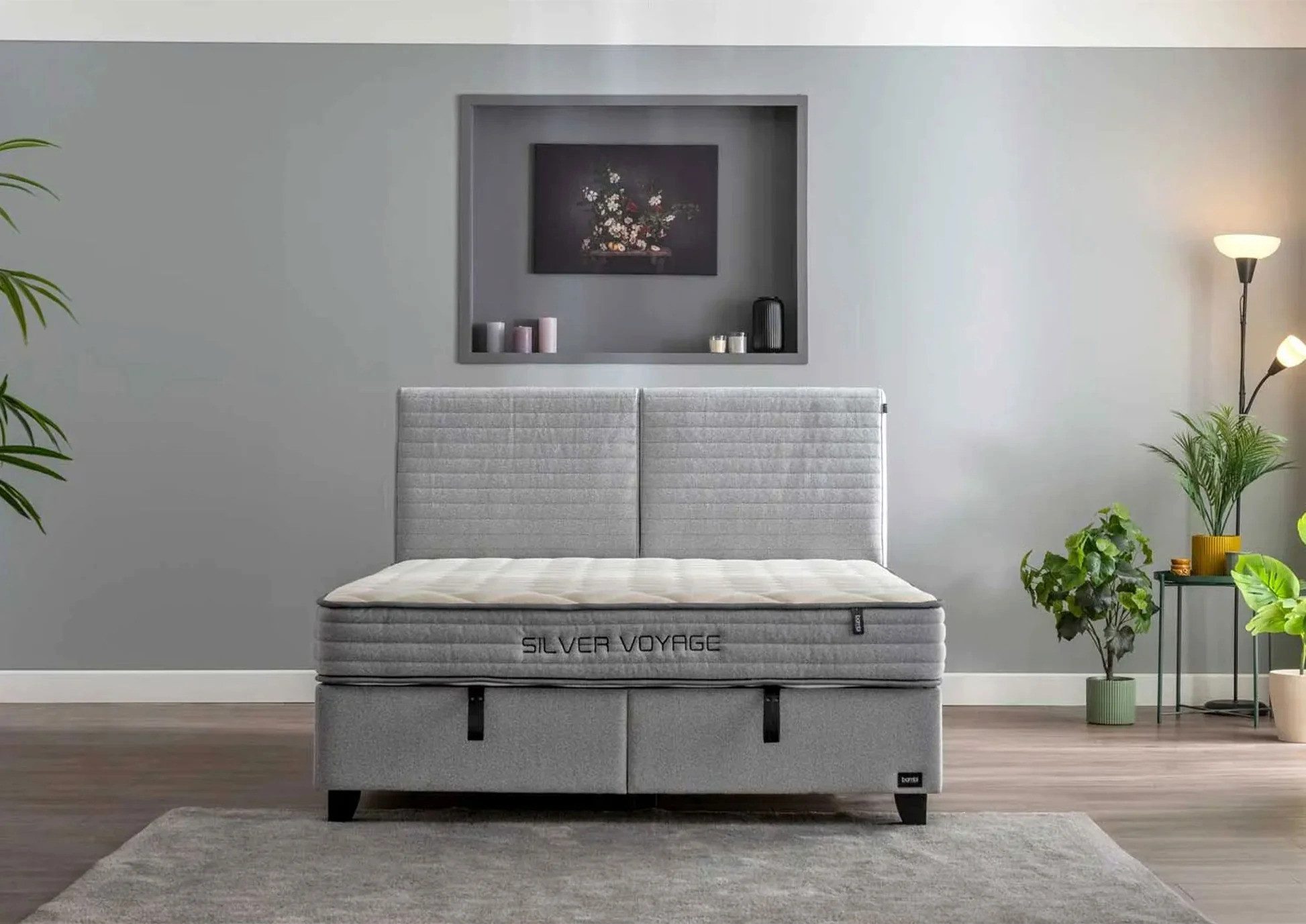 Bermo Home Boxspringbett Bambi Silver Voyage
